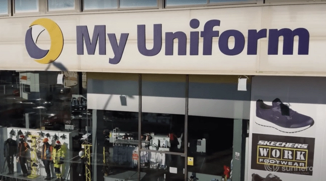 "We're saving money since the first day we installed solar panels" - MyUniform | Sunhero Clients